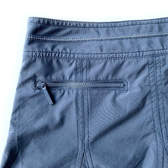 Title Nine Gray Swingtastic Skort 17" Size 2 Built-in Shorts Zip Pockets UPF 50+ - Picture 4 of 10